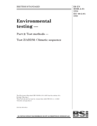 BS EN 60068-2-61:1994