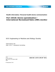 IEEE 11073-10418:2011