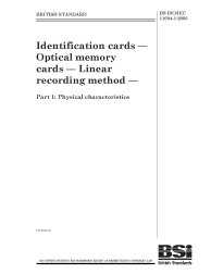 BS ISO/IEC 11694-1:2005