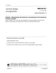 NBN EN 827:2006