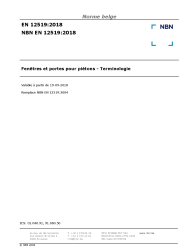 NBN EN 12519:2018
