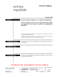 UNE-EN 13286-43:2003 (R2018)