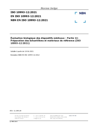 NBN EN ISO 10993-12:2021