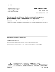 NBN EN ISO 10581:2013