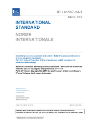 IEC 61987-24-1:2015