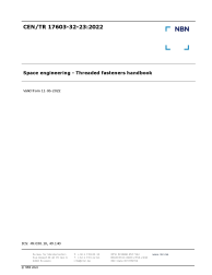 CEN/TR 17603-32-23:2022