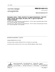 NBN EN 4604-010:2011