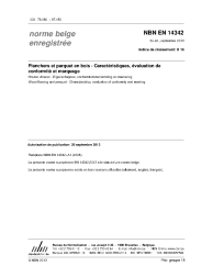 NBN EN 14342:2013
