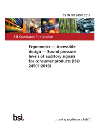 BS EN ISO 24501:2010