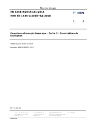 NBN EN 1434-2:2015+A1:2018