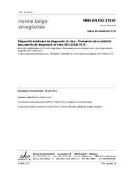 NBN EN ISO 23640:2013