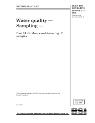 BS EN ISO 5667-16:1998