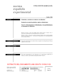 UNE-CEN/TS 13130-21:2006 EX