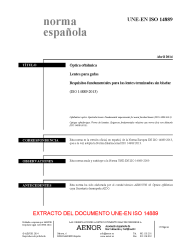 UNE-EN ISO 14889:2014