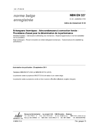 NBN EN 327:2014