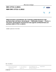 NBN ISO 17721-1:2022