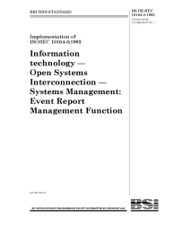 BS ISO/IEC 10164-5:1993