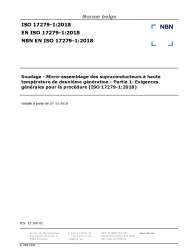 NBN EN ISO 17279-1:2018