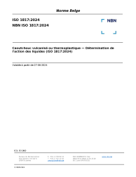 NBN ISO 1817:2024