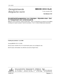 NBN EN 12312-10+A1:2009