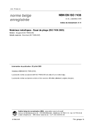 NBN EN ISO 7438:2005