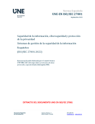 UNE-EN ISO/IEC 27001:2023