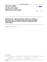 NBN EN ISO 15473:2020