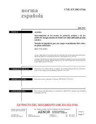 UNE-EN ISO 3744:2011