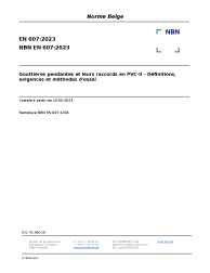 NBN EN 607:2023