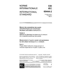 IEC 60444-2:1980