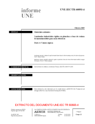 UNE-IEC/TR 60893-4:2005