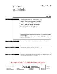 UNE-EN 755-5:2009 (R2019)