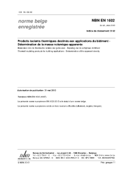 NBN EN 1602:2013