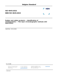 NBN ISO 4645:2023