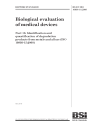 BS EN ISO 10993-15:2009