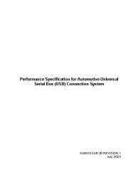 SAE/USCAR-30-1:2023-07-10