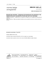 NBN EN 14681+A1:2010