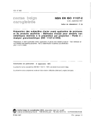 NBN EN ISO 11127-2:1997