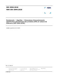 NBN ISO 3096:2020