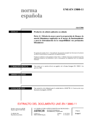 UNE-EN 13880-11:2004 (R2014)