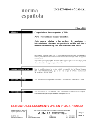 UNE-EN 61000-4-7:2004/A1:2010