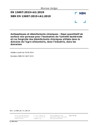 NBN EN 13697:2015+A1:2019