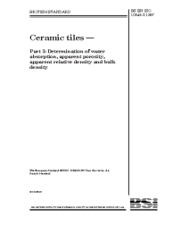 BS EN ISO 10545-3:1997