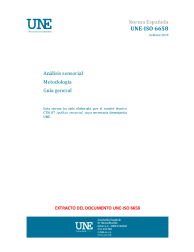 UNE-ISO 6658:2019