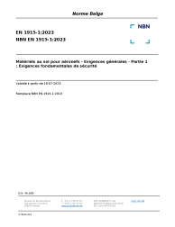 NBN EN 1915-1:2023