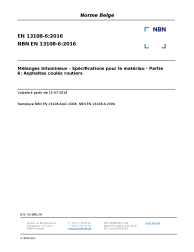 NBN EN 13108-6:2016