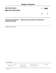 NBN ISO 4107:2024