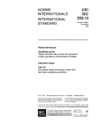IEC 60255-12:1980