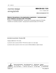 NBN EN ISO 7376:2009