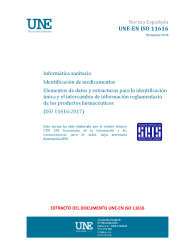 UNE-EN ISO 11616:2018